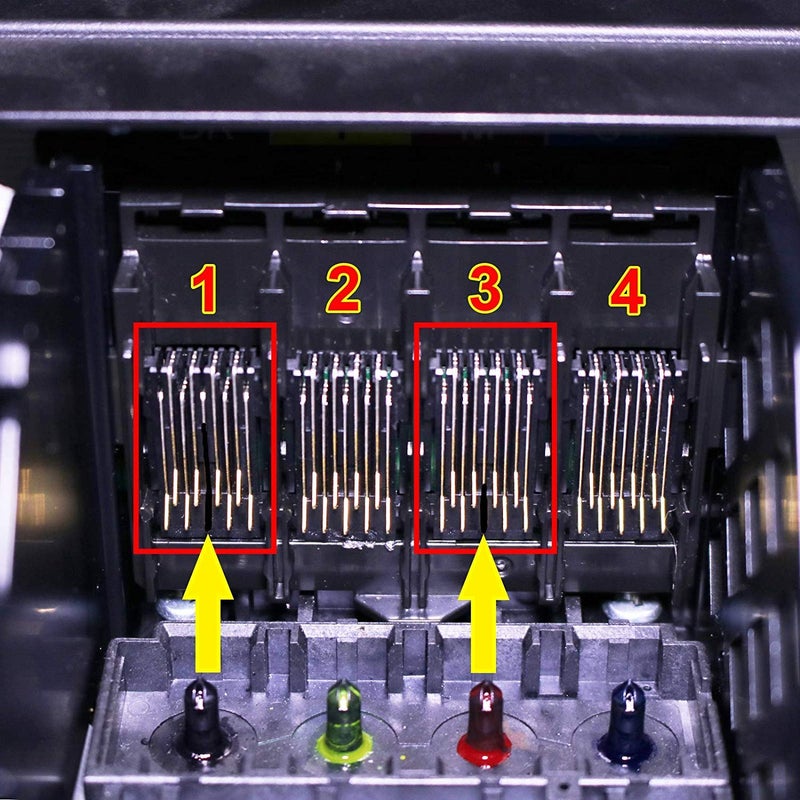 TBTeek Ink Cartridge Chip Connector Holder 2Pcs CSIC Assy for WF-3720 WF-3733 WF-3730 WF 7620 7710 7720 7210 - Image 2